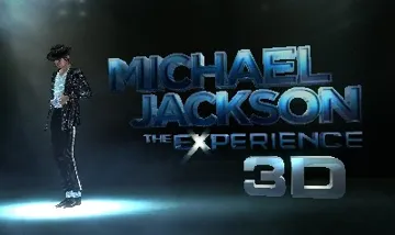 Michael Jackson The Experience 3D (Usa) screen shot title